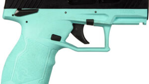 TAURUS TX-22 COMPACT 22LR 3.5" - ADJ. 13-SHOT  CYAN POLYMER