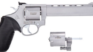 TAURUS 692 38/357/9MM 6.5" ADJ - 7-SHOT PORTED SS RIBBER