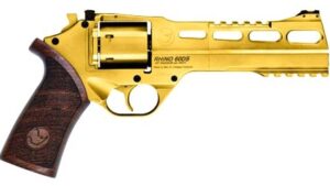 CHIAPPA RHINO 60DS 357MAG - 6" ADJ. SIGHT GOLD/WALNUT.