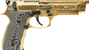 GIRSAN REGARD MC DELUXE - ADJ. SGT 18-SHOT GOLD ENGRAVED