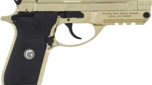 GIRSAN MC14T SOLUTION 380ACP - GOLD W/ G10 GRIP TIPUP 13RD