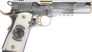 GIRSAN MC1911S LIBERADORE - 38 SUPER CHROME/GOLD ENGR. 8RD