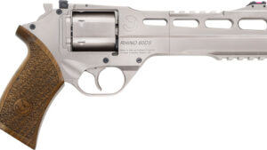 CHIAPPA RHINO 60SA 357MAG - 6" ADJ. SIGHT NICKEL/WALNUT