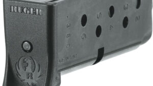 RUGER MAGAZINE LCP 380ACP - 6RD W/FINGER EXT. STEEL