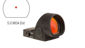 TRIJICON SRO ADJ SIGHT LED 5MOA RED