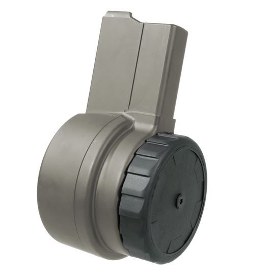 WARRIOR SYSTEMS W-15 50RD DRUM MAGAZINE GRAY