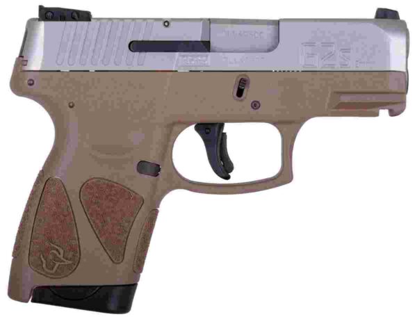 TAURUS G2S 9MM SS/BROWN 3.2" 7+1