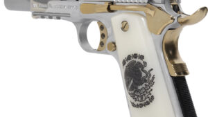 GIRSAN MC1911S LIBERADORE II - 9MM CHROME/GOLD ENGRAVED 10RD