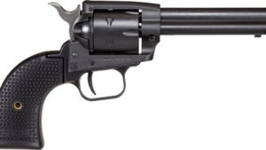 HERITAGE 22LR 4.75" BLACK - STEEL FRAME POLYMER GRIP