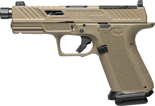 SHADOW SYSTEMS MR920 ELITE 9MM - OPTIC CUT THREADED DLC BBL FDE