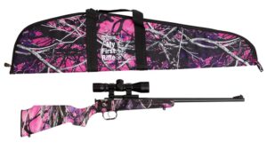 KEYSTONE SPORTING ARMS CRICKETT 22LR BL/MG SCOPE PKG