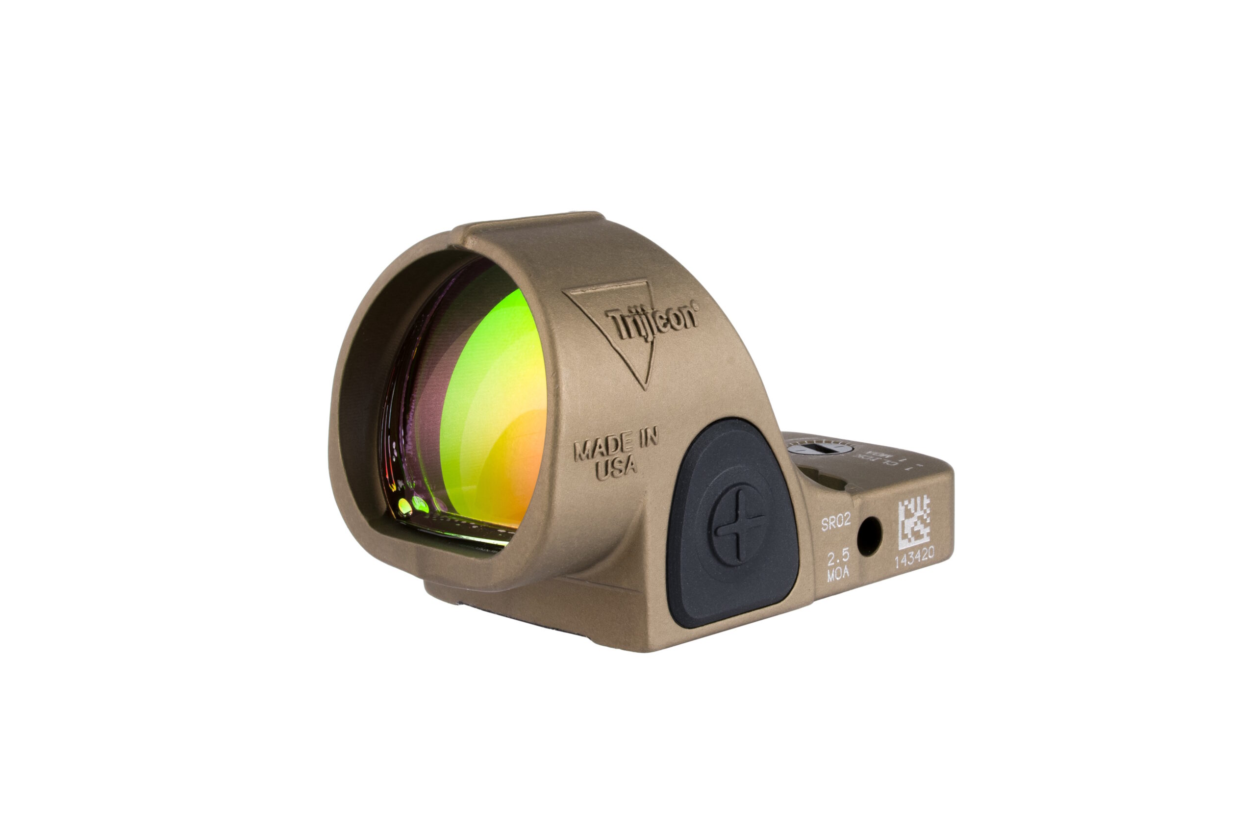 TRIJICON SRO ADJ SIGHT LED 1MOA RD BRWN